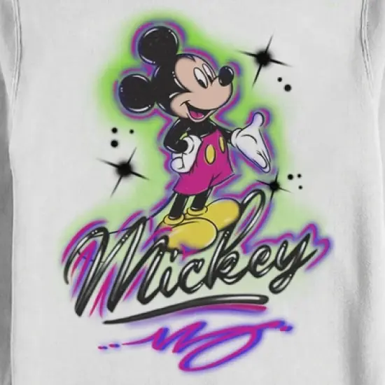 Men's Mickey & Friends Airbrushed Signature Sweatshirt image {1}