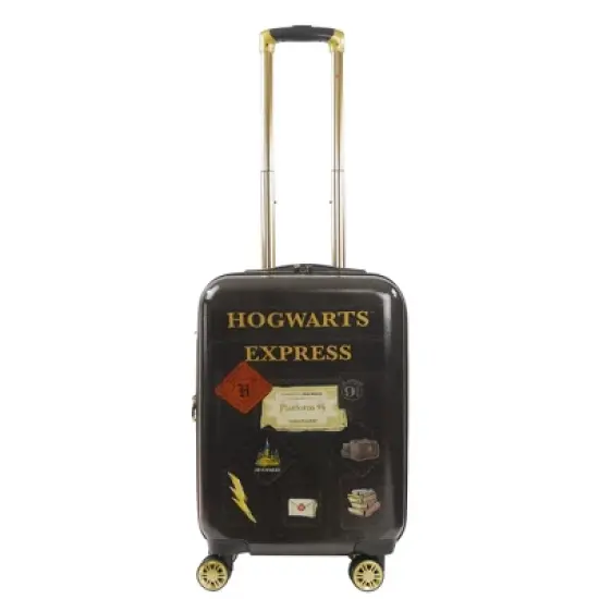WB Harry Potter Ful Hogwart Express Hardside Printed Abs 21 Inch Luggage Black image {1}