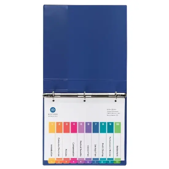 Avery Ready Index Customizable Table of Contents Asst Dividers 5-Tab Ltr 3 Sets 11080 image {8}
