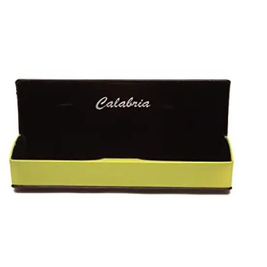 Calabria 837 Metallic Reading Glasses|Womens|Hard Case|Crystal Accents|Vibrant|Spring Hinged|18 Power Options|Mahogany Bronze/Golden Yellow|+1.50 image {6}