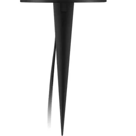 John Timberland Markham 26 1/2" High Textured Black LED Landscape Path Light image {3}