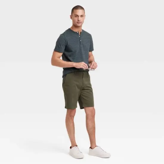 Men's Every Wear 9" Slim Fit Flat Front Chino Shorts - Goodfellow & Co&trade; image {2}