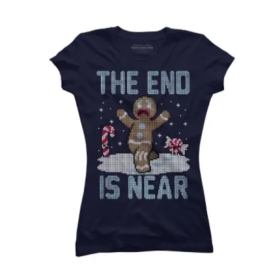 Junior's Design By Humans Christmas Is Near! By Raffiti T-Shirt image {4}