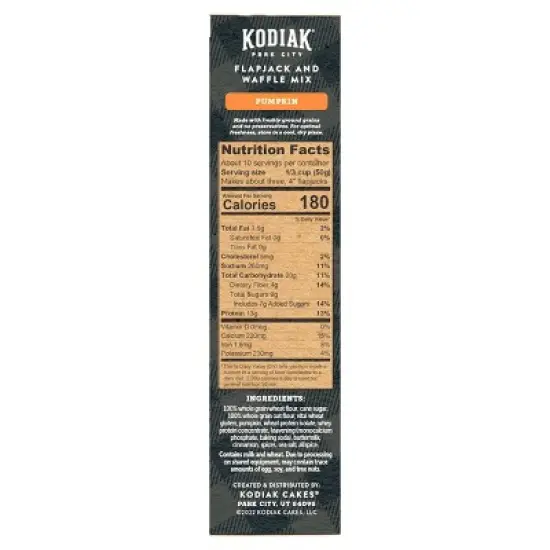 Kodiak Cakes Protein-Packed Pumpkin Flapjack & Waffle Mix - 18oz image {3}