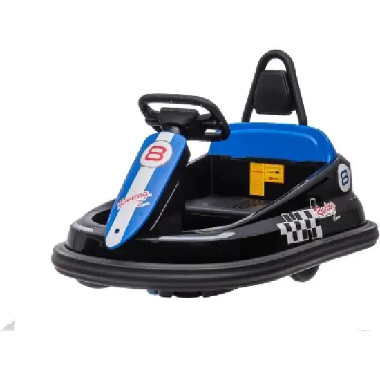 Baby Bumper Car 6V Electric Ride-On for Kids 3-6 Years, 360&iexcl;&atilde; Spin, 2 Speeds, Lights, Music & Horn, Toddler Ride-On Toy for Boys Girls image {5}