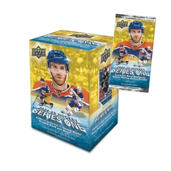 Upper Deck NHL Series One Hockey Trading Card Blaster Box 2024-25 image {1}