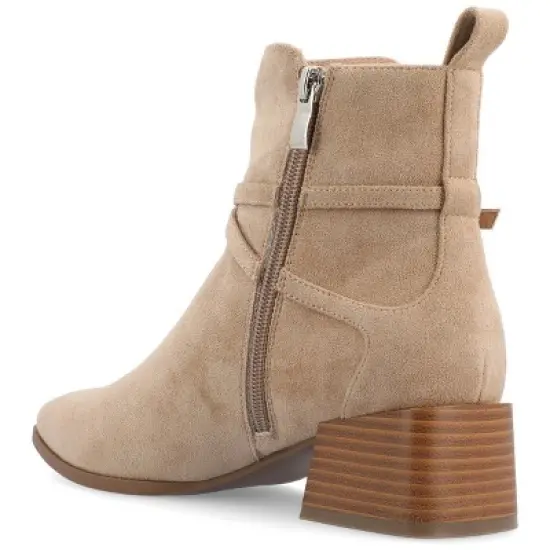 Journee Collection Medium and Wide Width Women's Tru Comfort Foam&trade; Estelle Booties image {4}