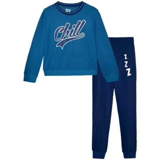 Sleep On It Boys 2-Piece Hacci Pajama Set - Dream Team image {5}