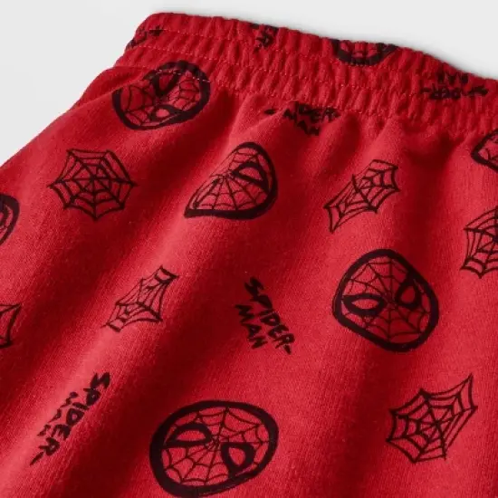 Toddler Boys' Marvel Spider-Man Solid Top and Bottom Set image {3}