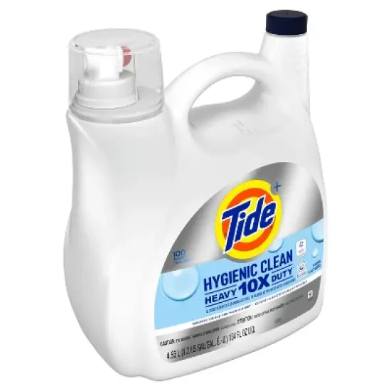 Tide Liquid High Efficiency Hygenic Clean Laundry Detergent - Free & Gentle image {2}