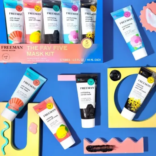 Freeman Fav Five Face Mask Kit - 5pc image {5}