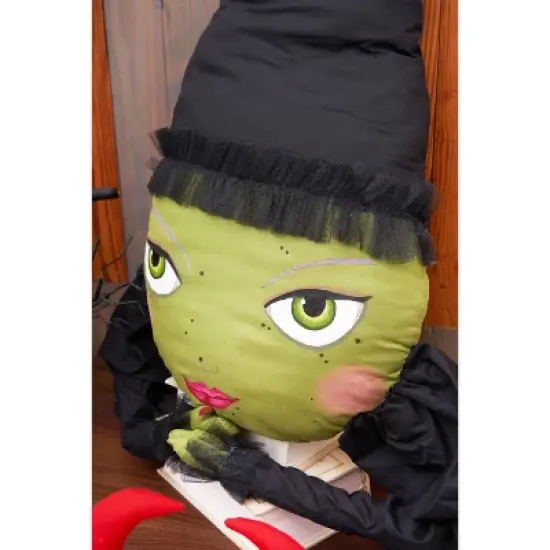 Gallerie II Resting Witch Face Zombinaland Halloween Decorative Soft Figurine Pillow image {4}
