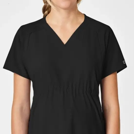 Wink W123 Maternity V-Neck Scrub Top image {6}