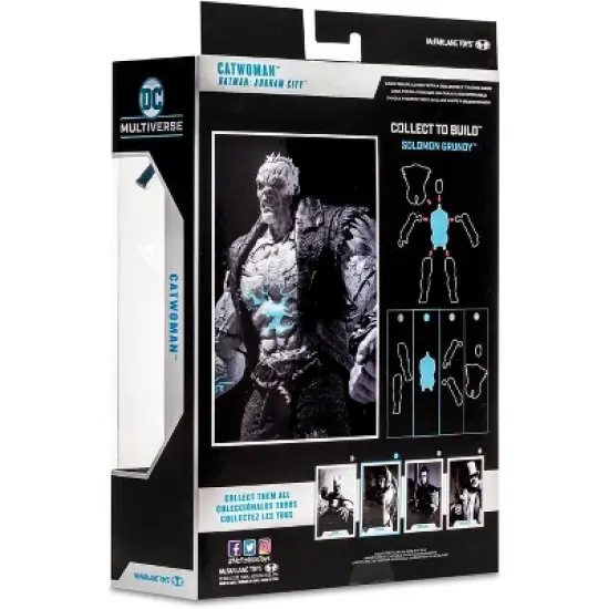 Mcfarlane Toys DC Multiverse 7 Inch Action Figure | Arkham City Catwoman (BW Gold Label) image {3}