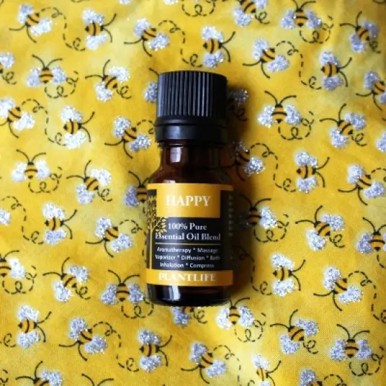 Plantlife Happy Essential Oil Blend &ndash; 100% Pure & Therapeutic Grade &ndash; Natural, Undiluted &ndash; No Additives or Fillers &ndash; 10ml Aromatherapy image {3}