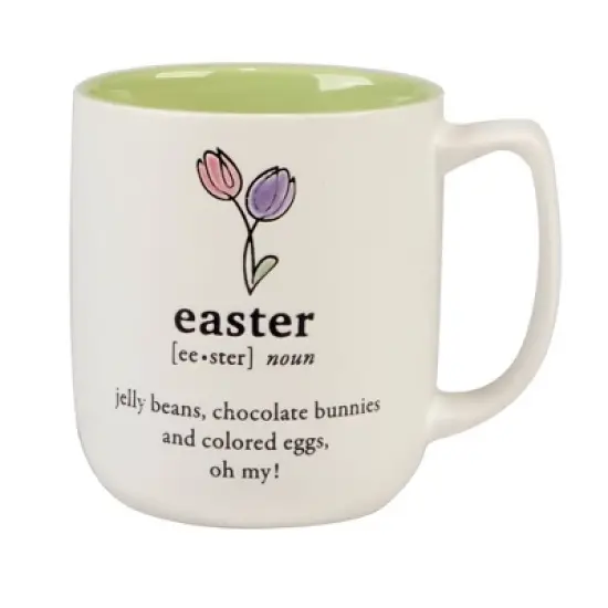 Certified International (Set of 4) 18oz Easter Words Mugs image {4}