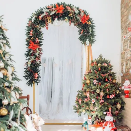 Karl Home 18.9'' W x 39.37'' D Gold Wedding Iron Arbor image {4}