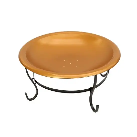 29" Copper Fire Pit with Stand and Screen - National Tree Company image {3}