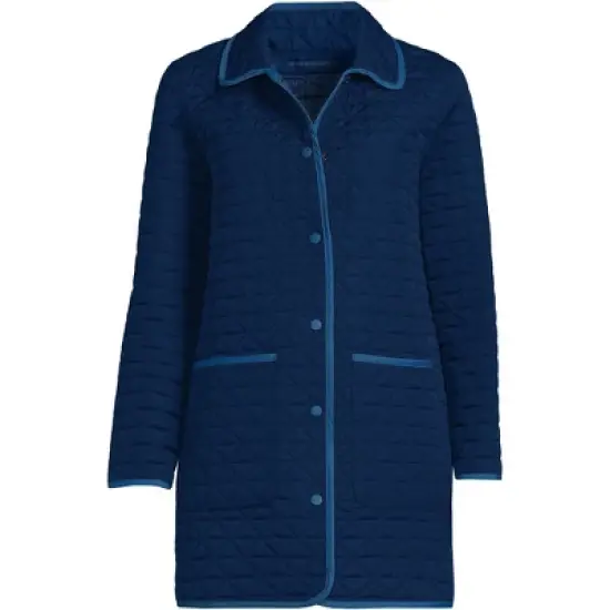 Lands' End Women's Insulated Reversible Barn Coat image {6}
