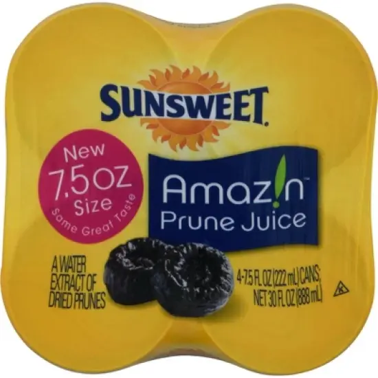 Sunsweet Prune Juice - 4pk/7.5 fl oz Cans image {2}