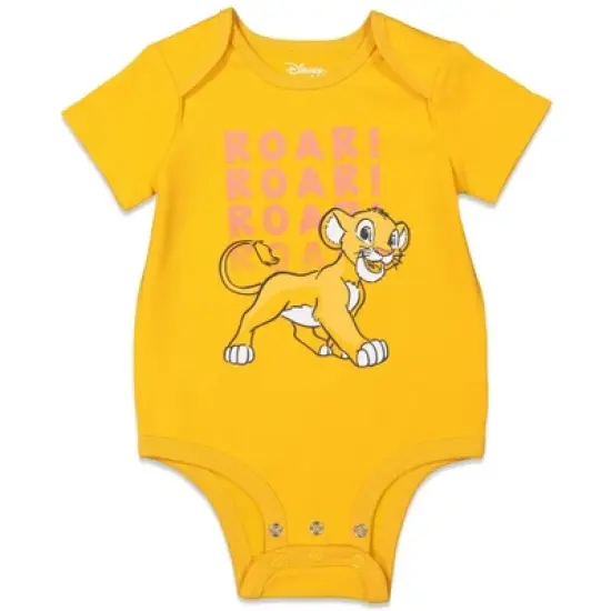 Disney The Lion King 3 Pack Short Sleeve Bodysuits  image {2}