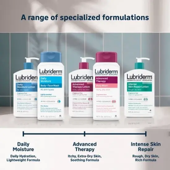 Lubriderm Advanced Therapy Body Wash - 16 fl oz image {5}