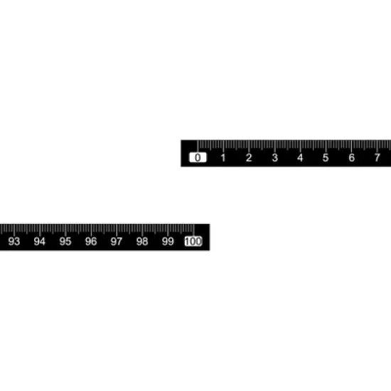 Unique Bargains Metric Self-Adhesive Peel and Stick Waterproof Measuring Tapes image {5}