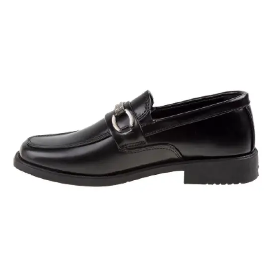 Josmo Boys' Slip-On Dress Shoes with Metal Accent: Classic Oxford Dress Shoes with Slip-On Design (Big Kids) image {1}