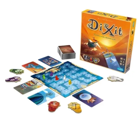 Dixit Game: Asmodee Creative Board, 30-Minute, 3-8 Players, Includes Cards & Tokens image {3}