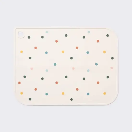 Silicone Placemat - Beige/Dots - Cloud Island&trade; image {4}