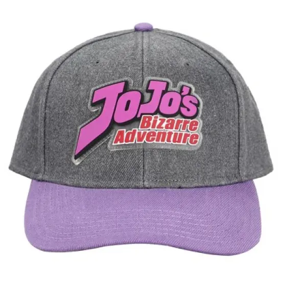 Jojo's Bizarre Adventures Anime Cartoon Logo Under Bill Art Snapback Hat image {1}