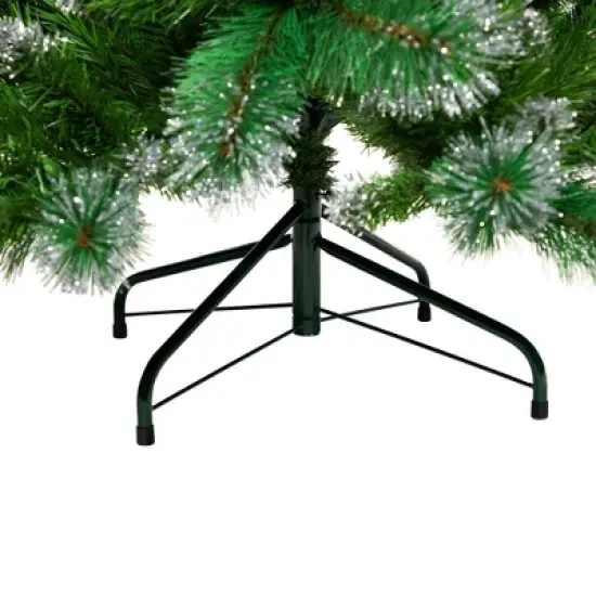 Northlight Two-Tone Spruce Pine Glitter Tip Medium Artificial Christmas Tree - 6' - Unlit image {7}