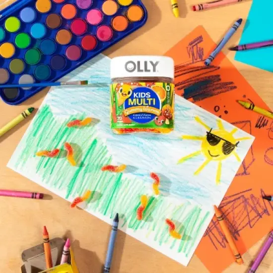 OLLY Kids Multivitamin Gummy Worms - 70ct image {5}