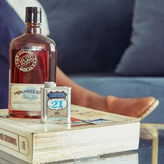 18.21 Man Made Absolute Mahogany 3-in-1 Mens Shampoo, Conditioner + Body Wash, 18 oz image {11}