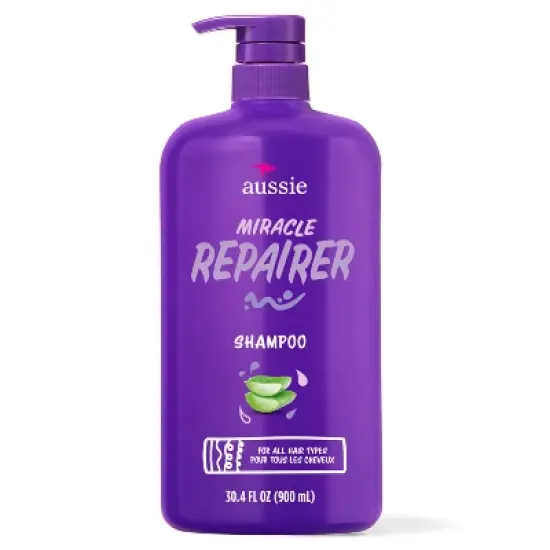 Aussie Miracle Repairer Shampoo with Aloe - 30.4 fl oz image {9}