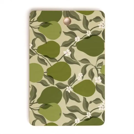 Cuss Yeah Designs Abstract Pears Cutting Board Rectangle - Deny Designs image {3}