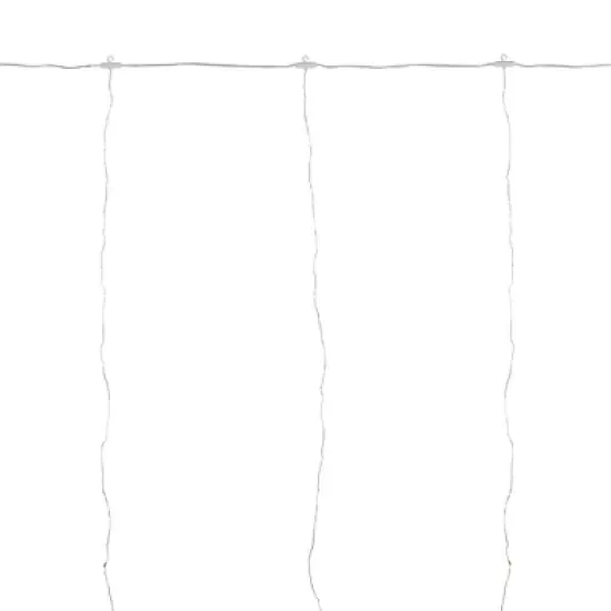 Northlight LED Multi-Function Curtain Christmas Lights - Warm White - 10' Clear Wire - 3000ct image {2}