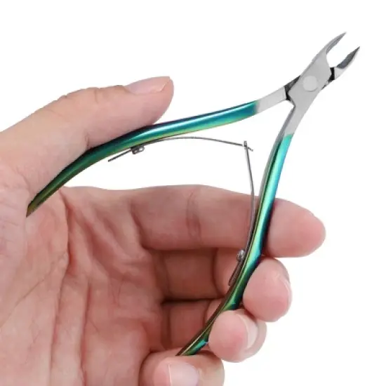 Unique Bargains Stainless Steel Toe Nail Clippers Nipper Pedicure Feet Care Tool Multicolor 1 Set image {4}