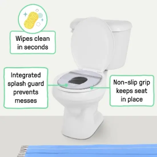 Ingenuity Foldaway Travel Potty Seat - Gray image {4}