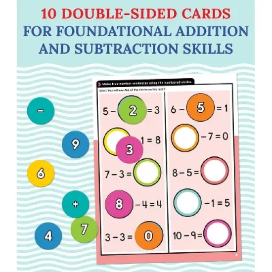 Carson Dellosa Education Edu-Clings Silicone Center, Number Sentences image {1}