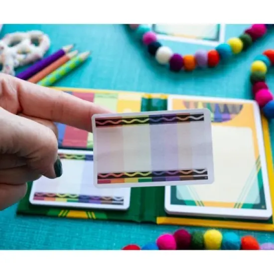 Silver Buffalo Crayola Crayons Sticky Note and Tab Box Set image {6}