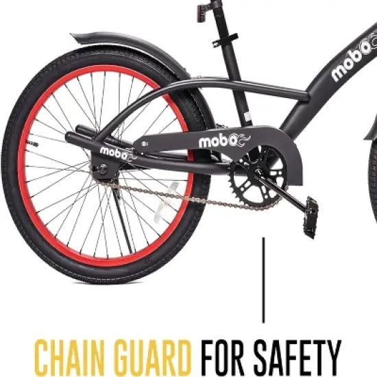 Mobo Malibu 20" Kids' Beach Bike - Black image {2}