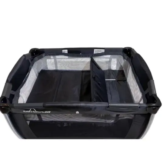 Coverplay Play Yard With Changing Table/Bassinet - Black image {3}