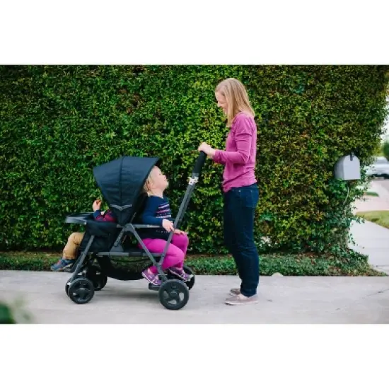 Joovy Caboose Graphite Sit Stand Double Stroller image {5}