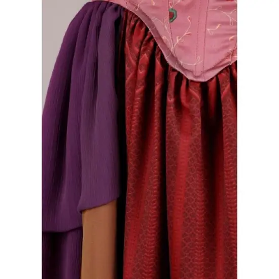 HalloweenCostumes.com Women's Plus Size Deluxe Disney Sarah Sanderson Halloween Costume | Hocus Pocus Witch Outfit image {6}