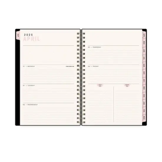 Blue Sky Brook Gossen Planner Pocket 5"x8" Weekly/Monthly Wirebound 15 Month Rainbow City Undated image {4}