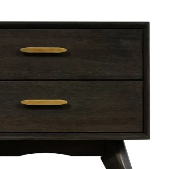 2 Drawer Baly Mid-Century Modern Nightstand - Armen Living image {10}