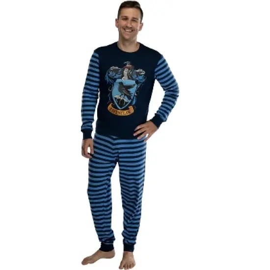 Harry Potter Hogwart's House Crest Tight Fit Adult Cotton Pajama Set image {7}