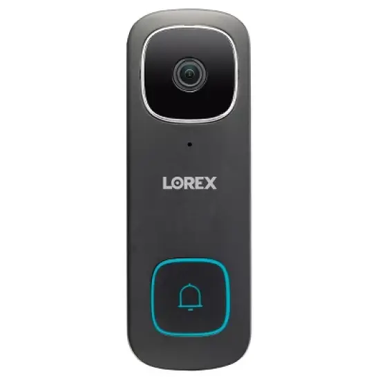 Lorex 2K QHD Wired Smart Video Doorbell with Person Detection (Black) image {4}