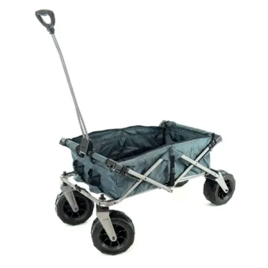 HOMLUX Push or Pull Folding Stroller Wagon with Canopy, 360&deg; Wheels, 150lbs Capacity image {2}